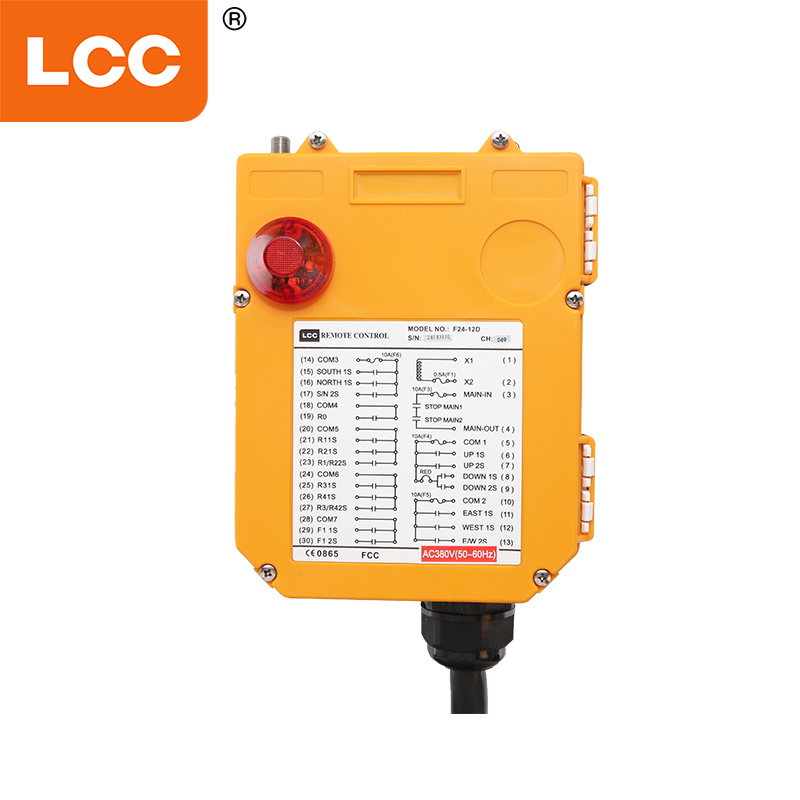 Controle remoto de rádio sem fio Crane F24-12d Transmissor e receptor RC