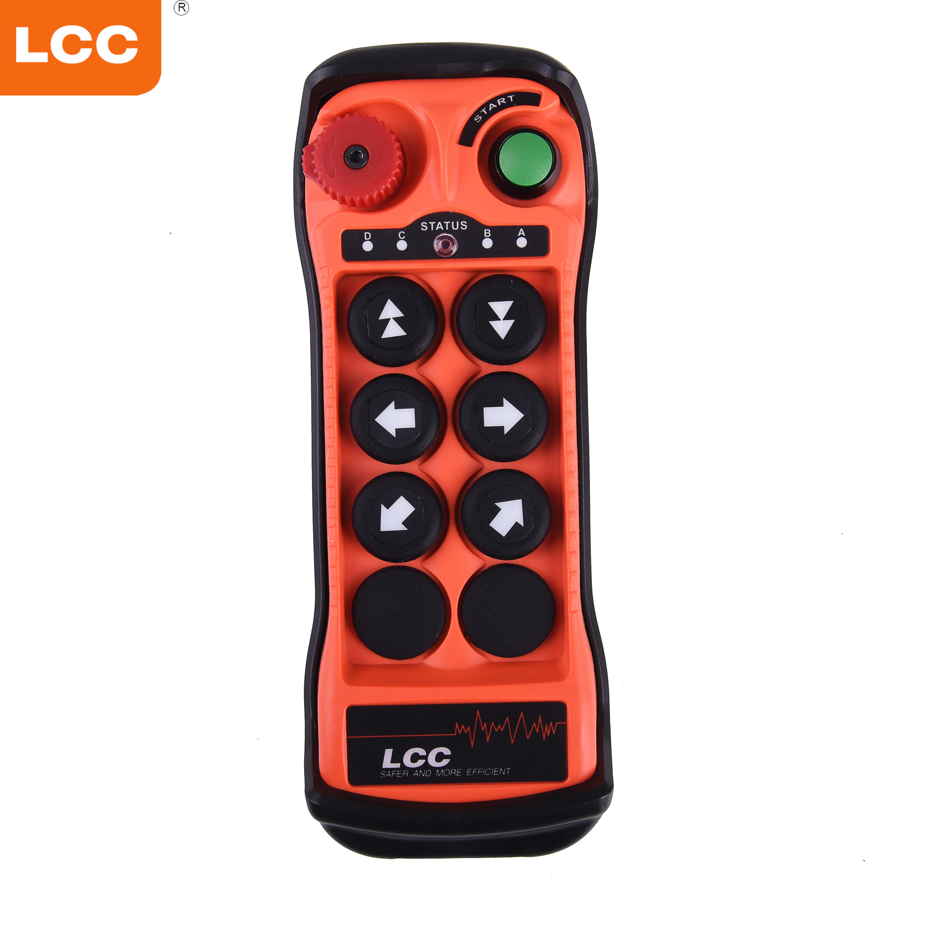 Controle remoto digital Q600 com reverso para uso industrial