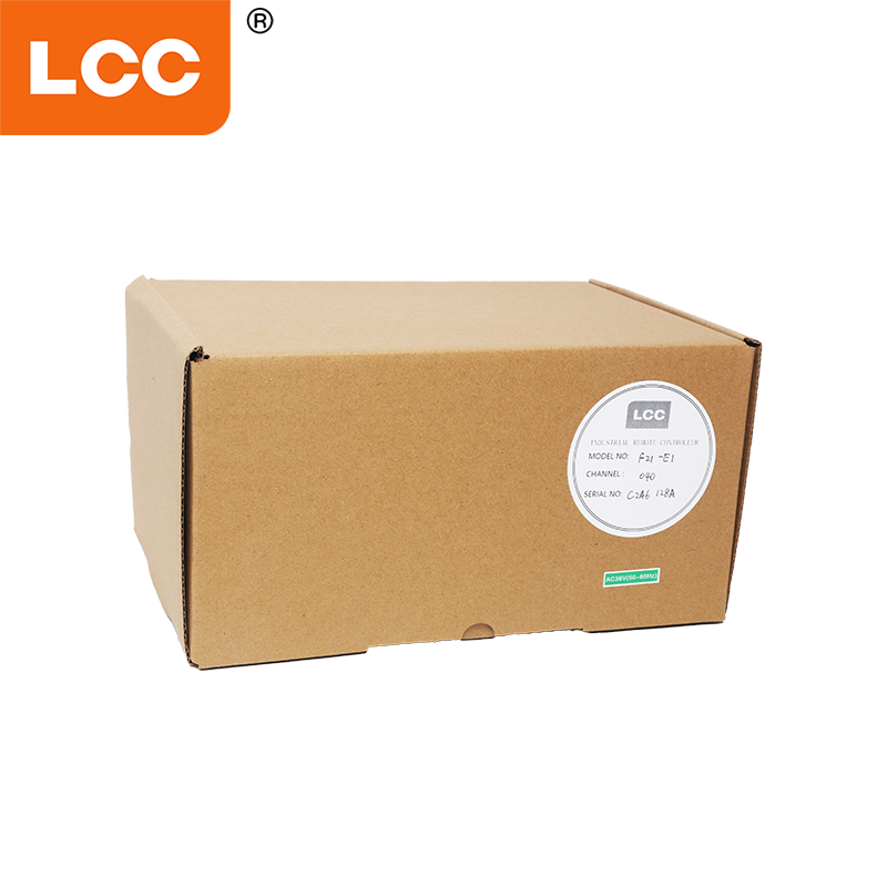 F21-E1 Industrial Wireless Trunk Cranes controle remoto com botão de emergência