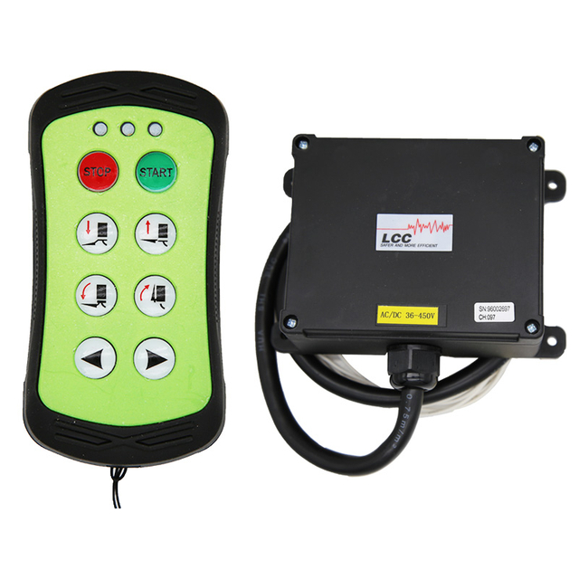 A400 4 canais de velocidade única 433MHz Controle remoto de rádio industrial para guindaste