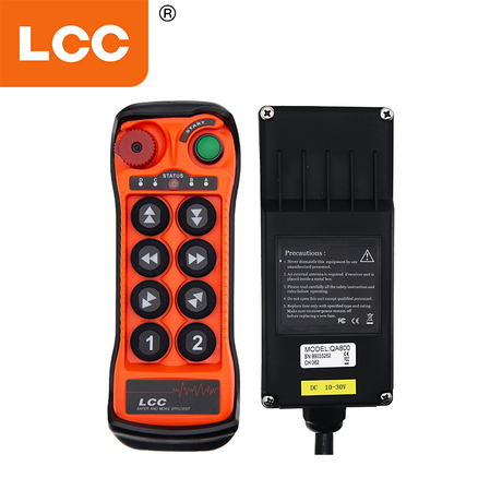 Fabricante LCC QA800 8 botões Crane Industrial Crane Wireless Switch Controller Radio Controls para levantamento