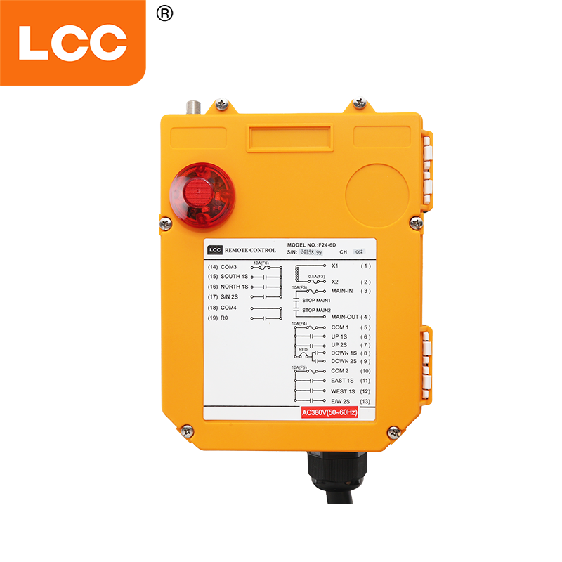 F24-6D Overhead Crane Wireless Radio Remote Control Transmissor Receptor