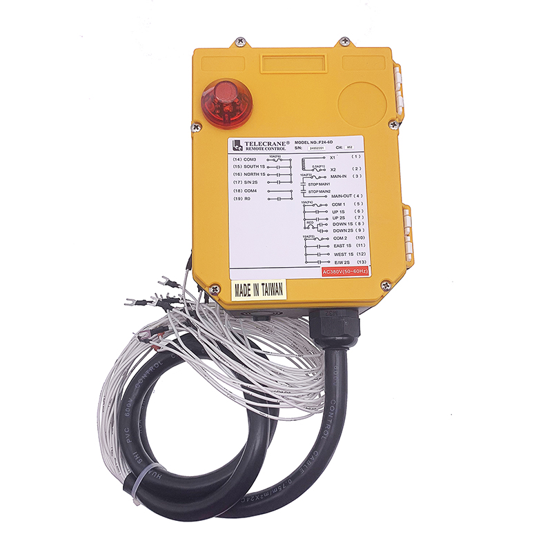 F24-6D Overhead Crane Wireless Radio Remote Control Transmissor Receptor