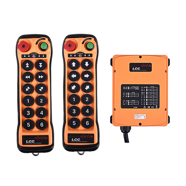 Q1200 Industrial 12 Chaves 110 V 220 V 380 V 433 mhz Controle Remoto de Guincho de Guindaste Sem Fio