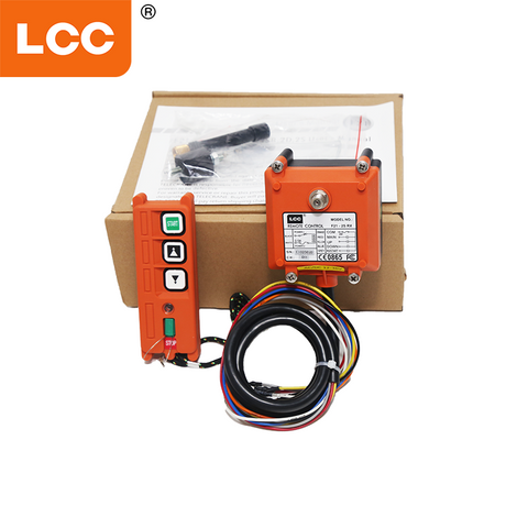Controle remoto sem fio de velocidade única 24V 220V LCC F21-2S