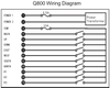 Fabricante de controle remoto de guindaste sem fio geral Q800 433 mhz