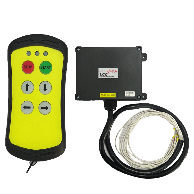 A400 4 canais de velocidade única 433MHz Controle remoto de rádio industrial para guindaste