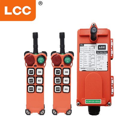 Talha de 6 botões IP65 com controle remoto LCC F21-E1