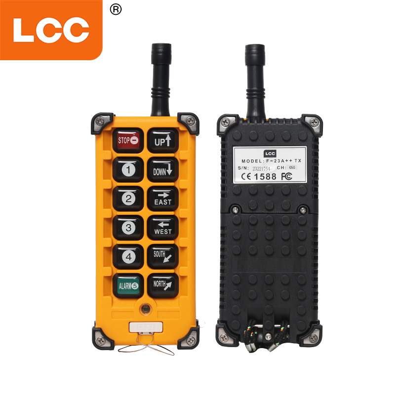 F23-A ++ Industrial 12 volts Chave de controle remoto sem fio de velocidade única