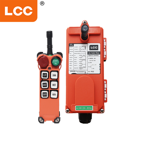 Controle remoto de guindaste de 6 botões 433 MHz LCC F21-E1