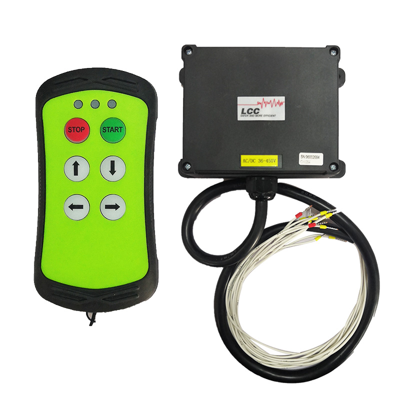 A400 4 canais de velocidade única 433MHz Controle remoto de rádio industrial para guindaste