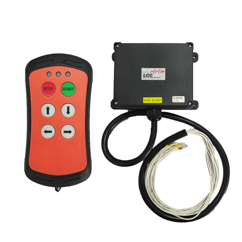 A400 4 canais de velocidade única 433MHz Controle remoto de rádio industrial para guindaste