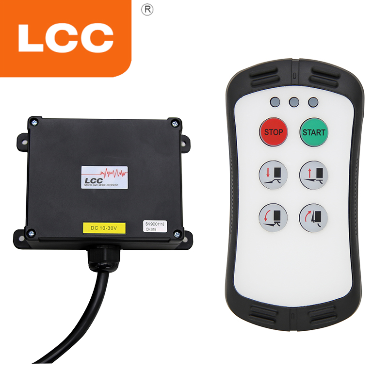 A400 4 canais de velocidade única 433MHz Controle remoto de rádio industrial para guindaste