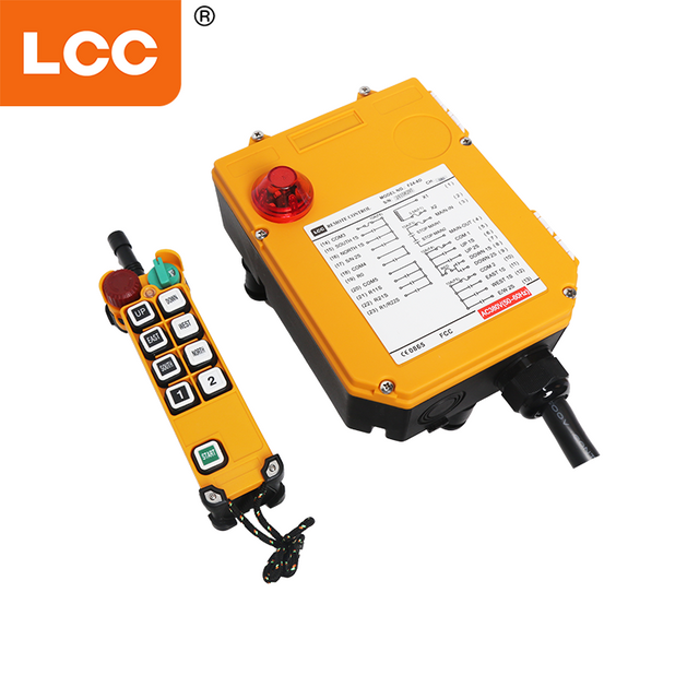 F24-8D 315MHz 8 canais Double Step Winch Forklift Lift Radio Radio Radiote Control 