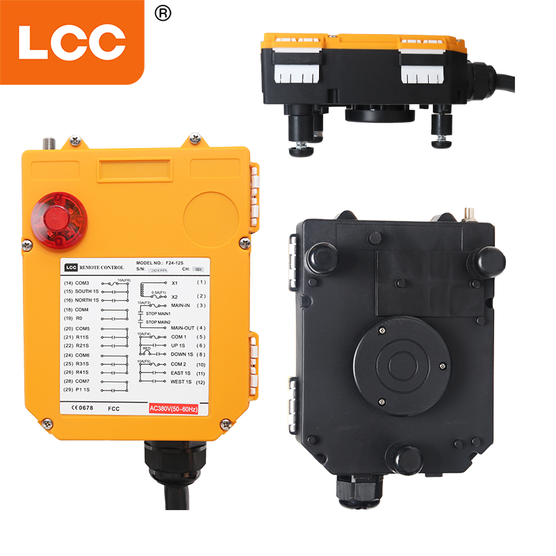 F24-12S 12 canais Industrial Electric Radio Traveling Remote Control System