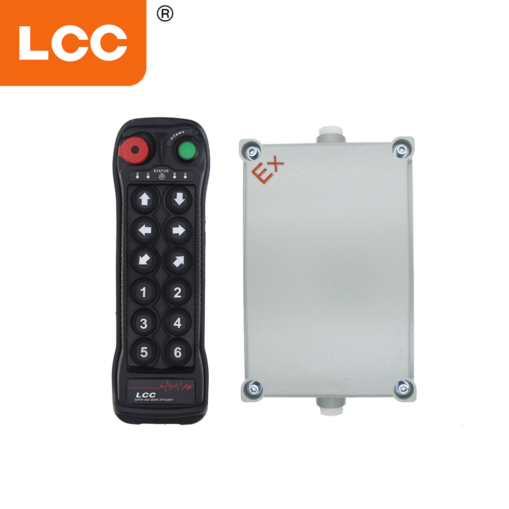 LCC BQ1200 Equipamento Hidráulico Sem Fio à Prova de Explosão Controle Remoto Anti-explosão para Equipamento de Elevação de Talha