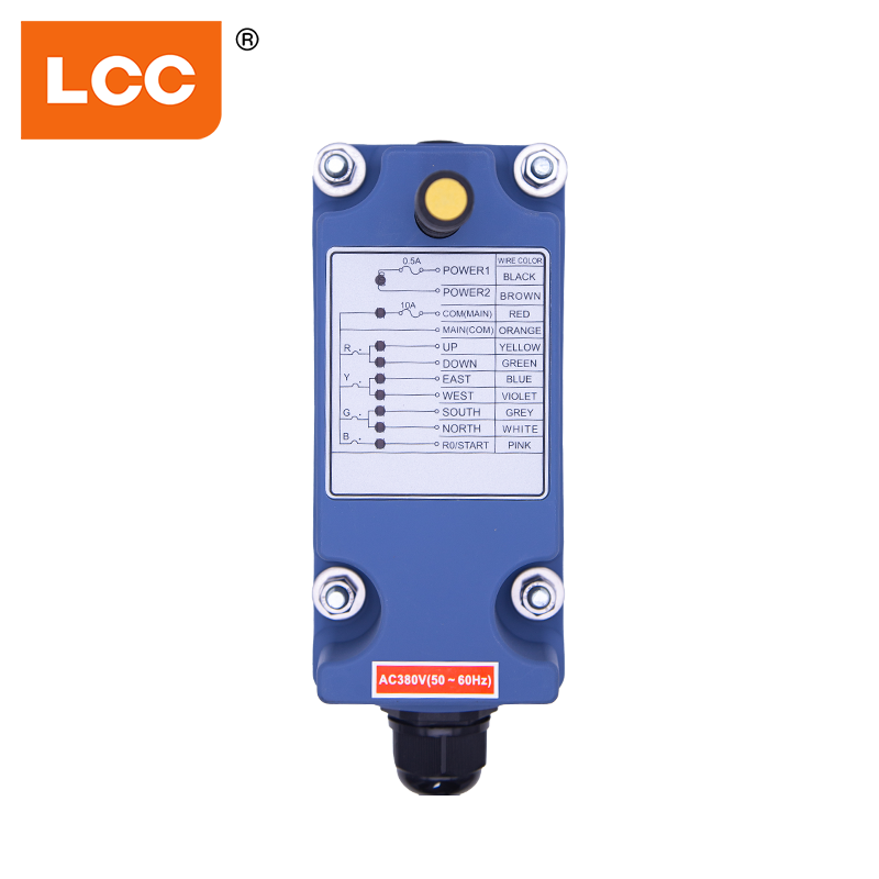 Controle remoto sem fio industrial LCC SAGA1-L8 para equipamentos hidráulicos de guindaste