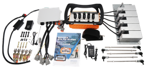 Controle remoto sem fio personalizado BT500 para guindastes montados em caminhão: possui joysticks proporcionais e controle analógico, suportando os modos manual e automático