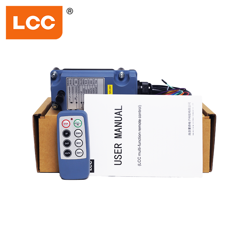 Controle remoto sem fio industrial LCC SAGA1-L8 para equipamentos hidráulicos de guindaste