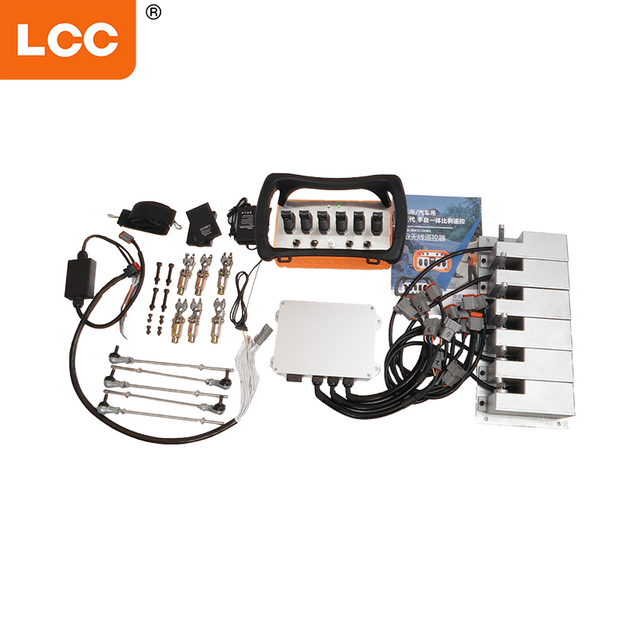Controle remoto sem fio personalizado BT600 para guindastes montados em caminhão com joysticks proporcionais, controle analógico e modos manual/automático